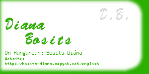 diana bosits business card